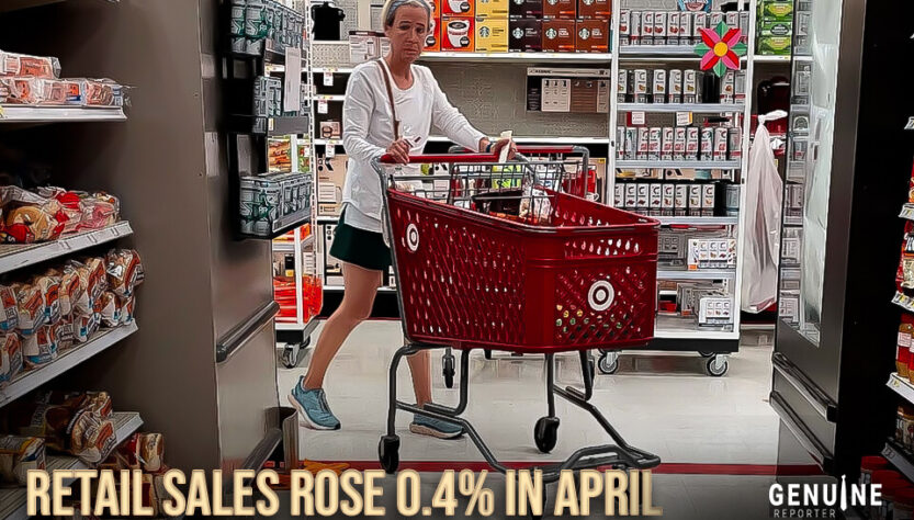 Retail sales rose 0.4% in April