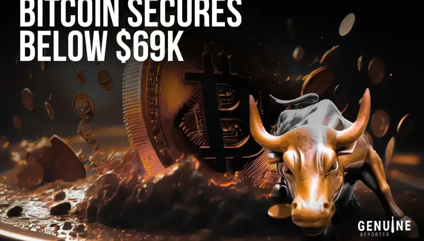 Bitcoin Secures Below $69K as Crypto Bulls Endure $175M Liquidations